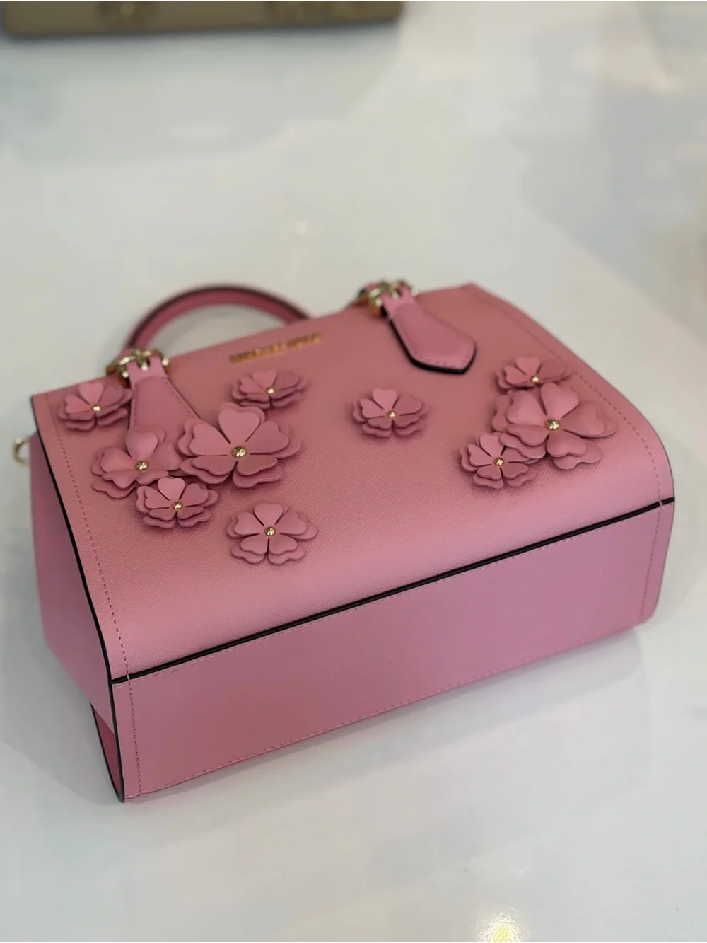 MICHAEL KORS  Marilyn Small Floral Embellished Satchel